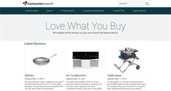 Desktop Screenshot of consumersearch.com